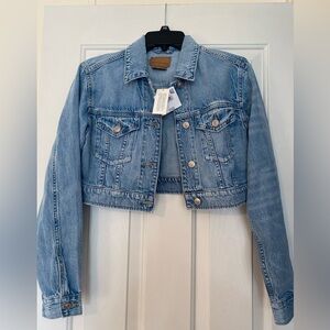 American Eagle Outfitters Light Blue Denim Jacket